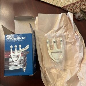 Sheffield Silver Casserole Spoon Rest